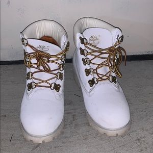 White Timberland Boots (women’s)